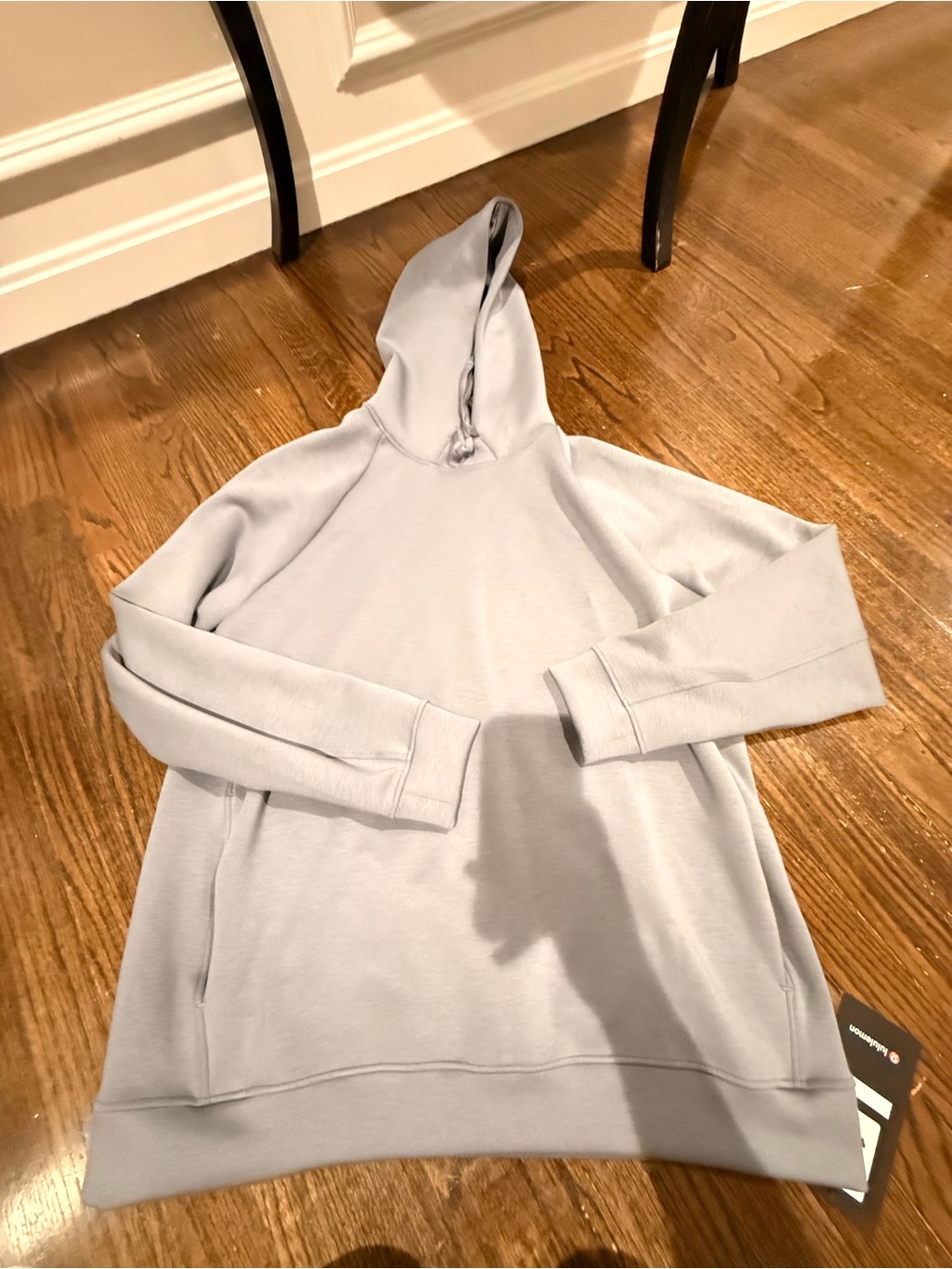 Men's Light Graish blue  Hoodie Sweater - Classic Pullover